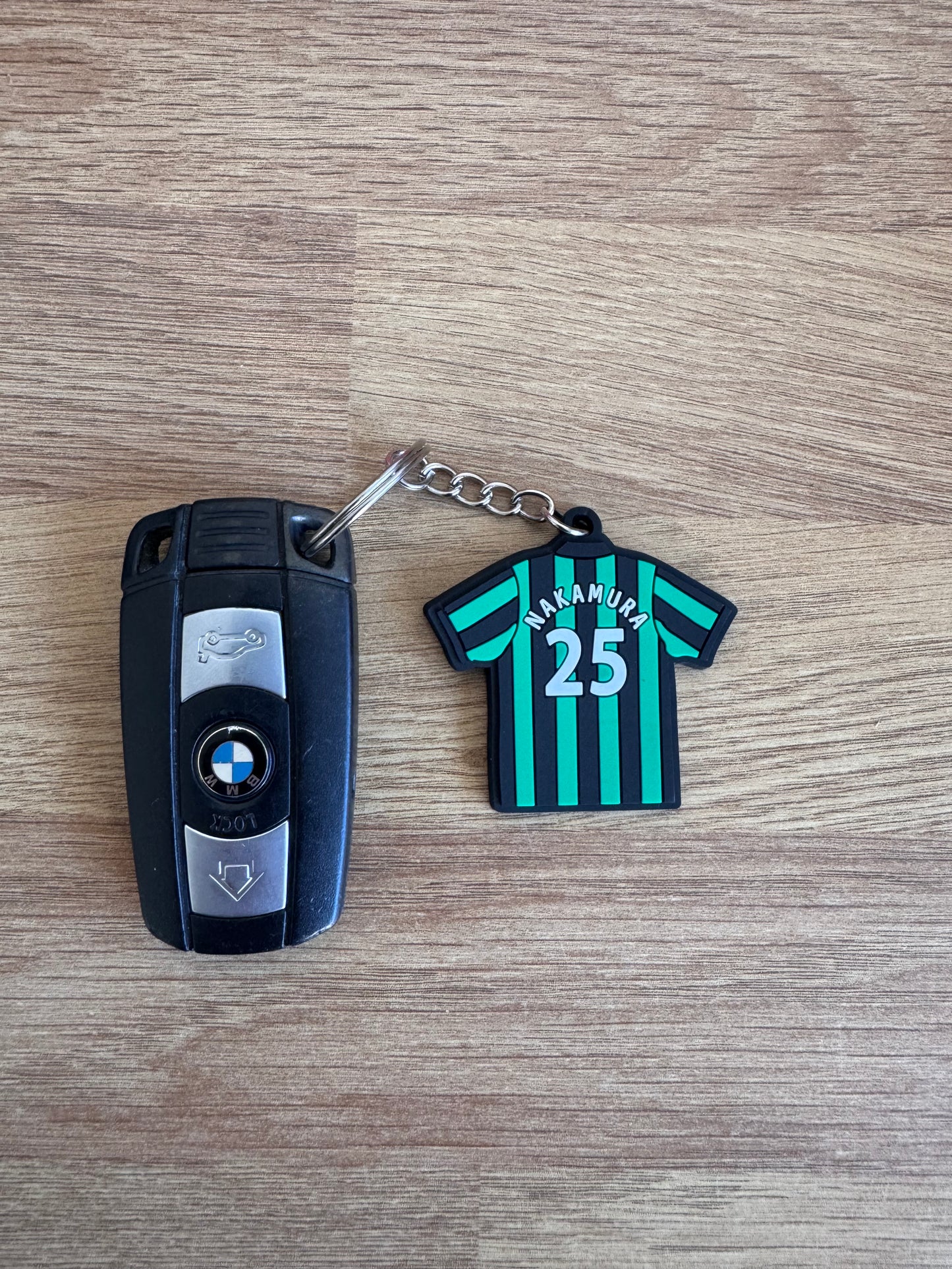 Shunsuke Nakamura #25 Celtic FC Keyring Rubber Shirt Keychain New