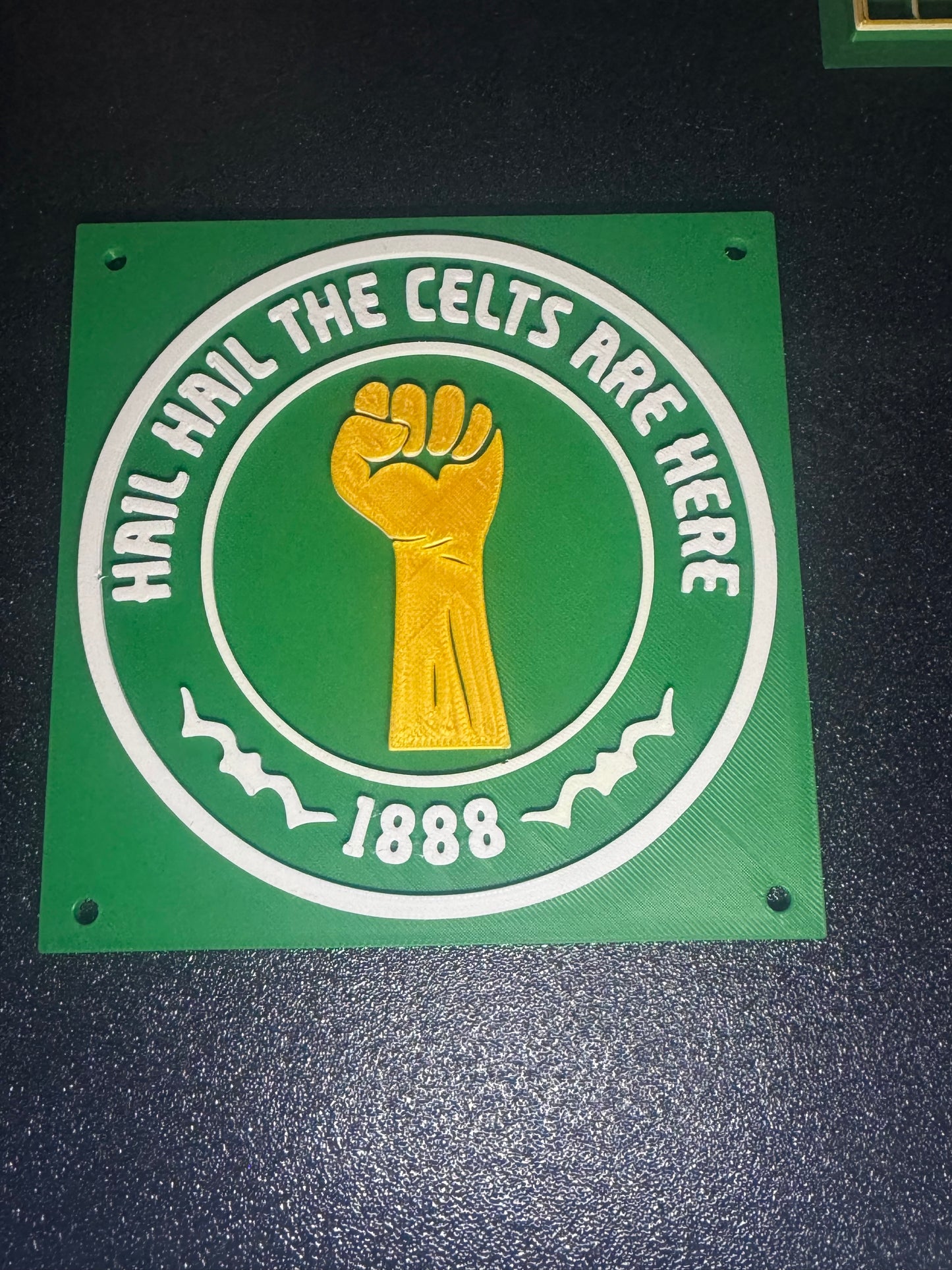 Hail hail the celts are here plaque