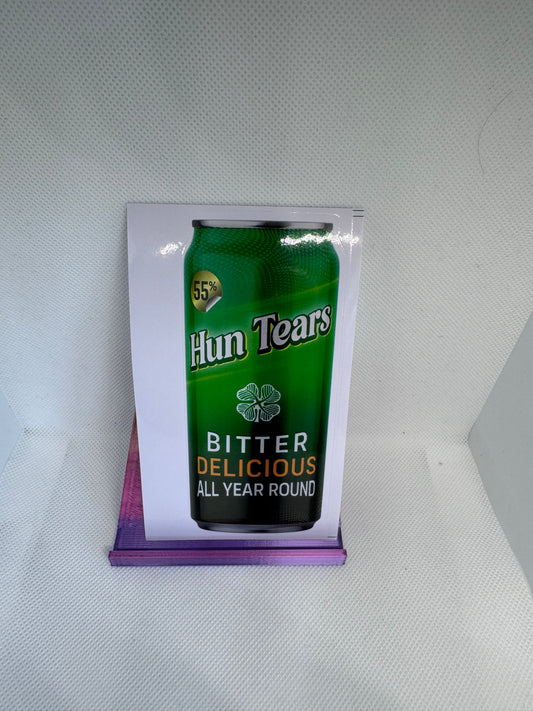 Hun Tears can stickers.