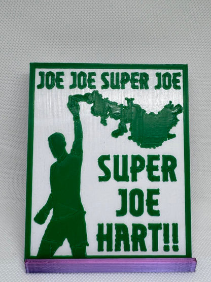 Super Joe Hart Plaque