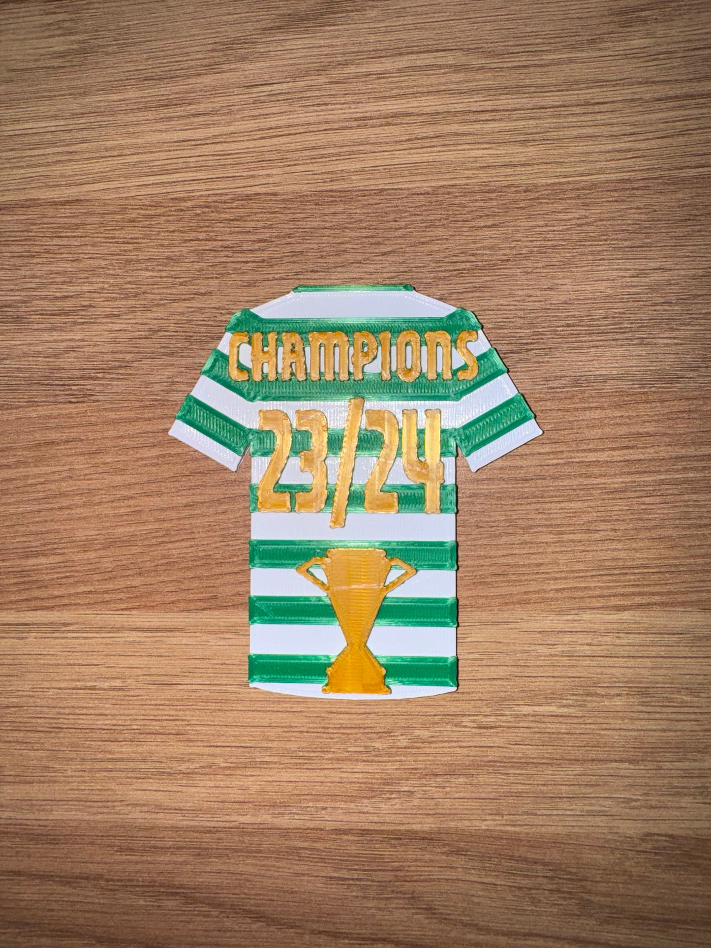 Celtic Scottish Premiership champions shirt magnets