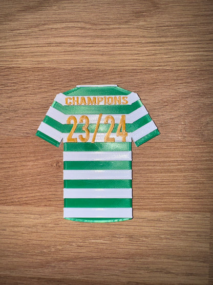 Celtic Scottish Premiership champions shirt magnets