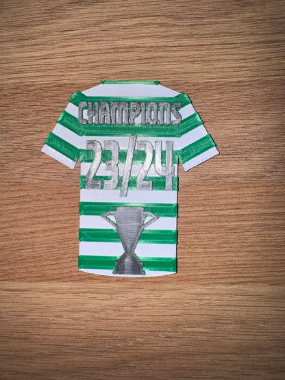 Celtic Scottish Premiership champions shirt magnets