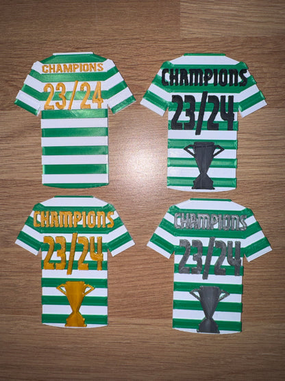 Celtic Scottish Premiership champions shirt magnets