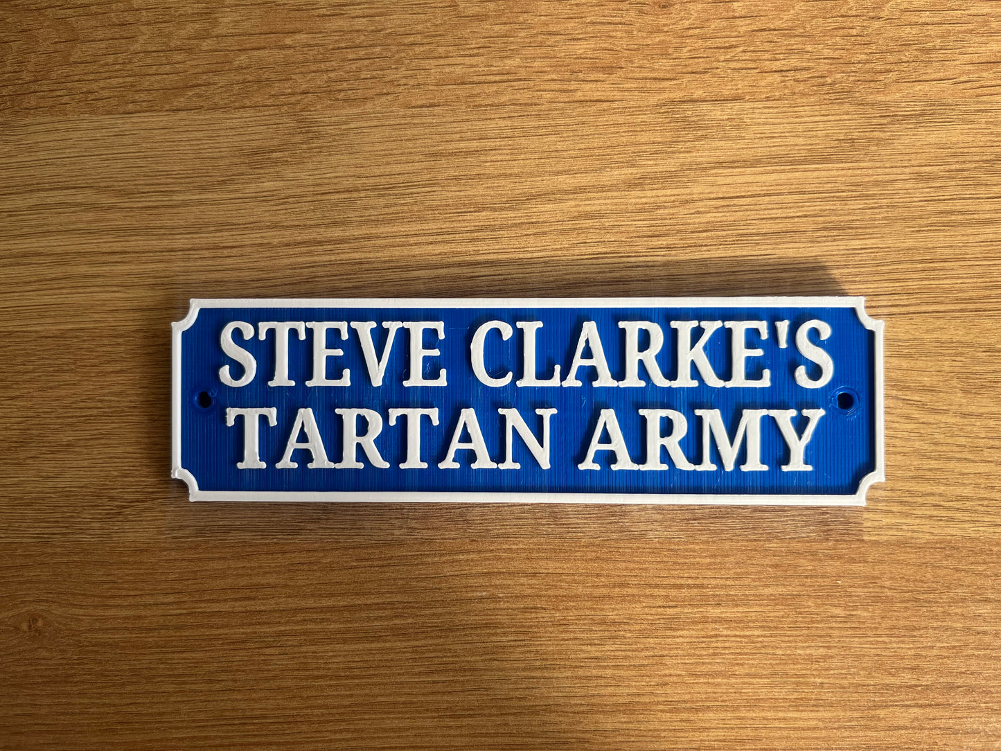 Scotland tartan army double pack plaques