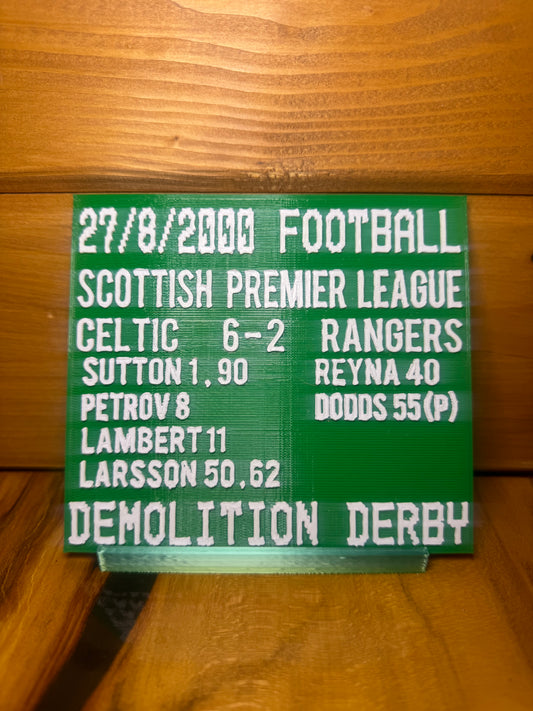 Teletext Demolition Derby plaque