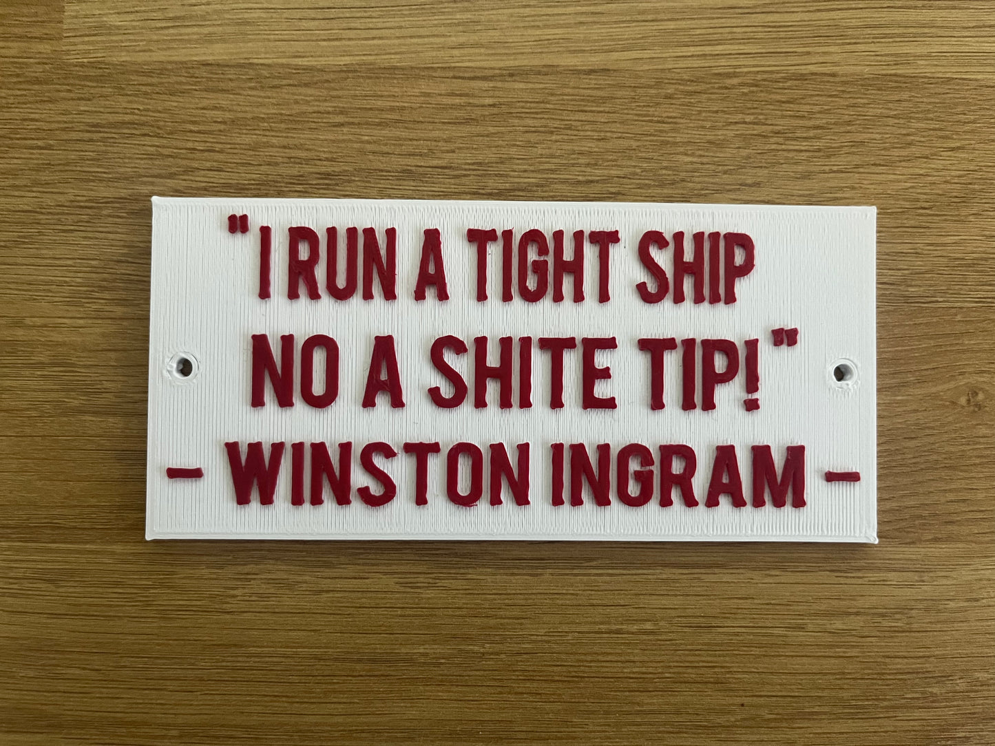 Winston quote plaque 2