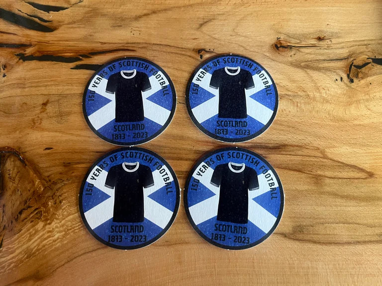 Scotland 150 year anniversary beer mats