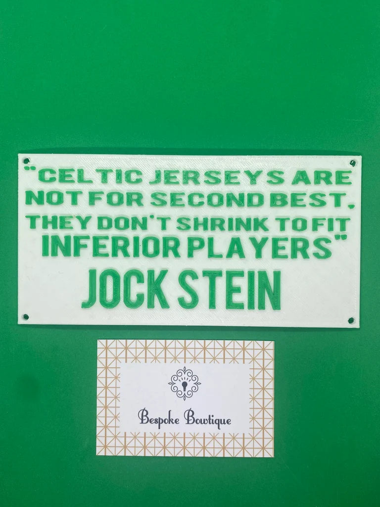 Jock Stein Plaque