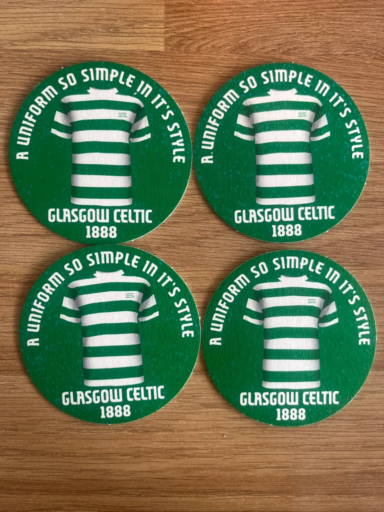 A uniform so simple in its style beer mats