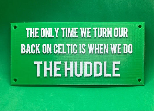 The Huddle Plaque