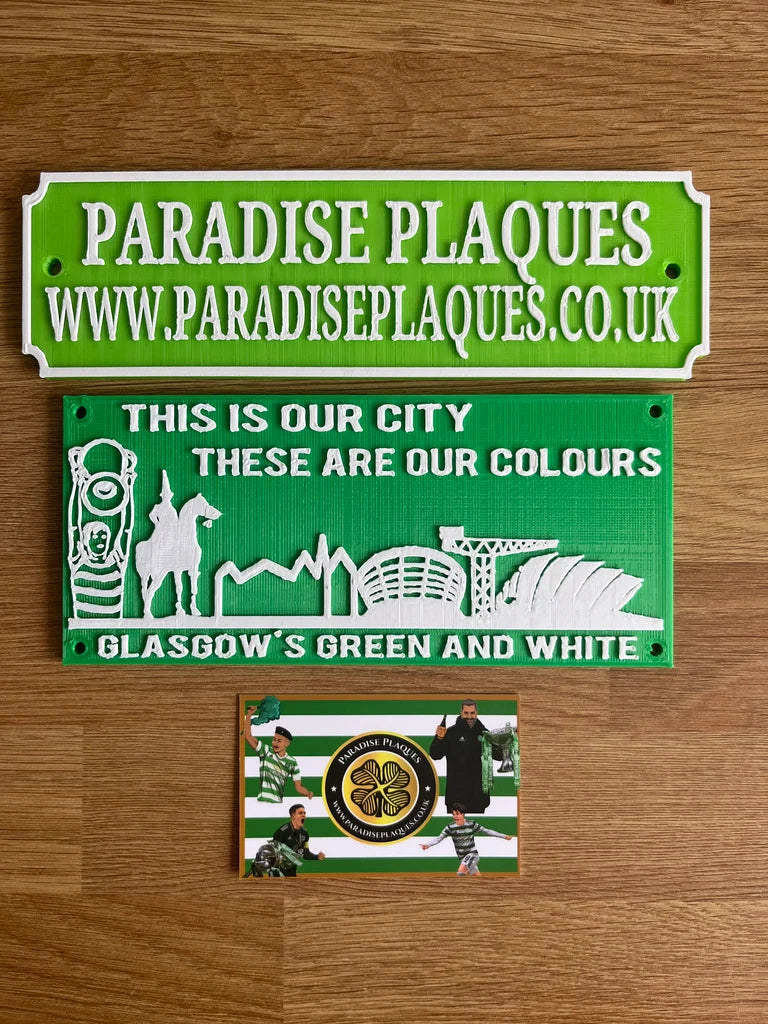 This is our city, these are our colours plaque