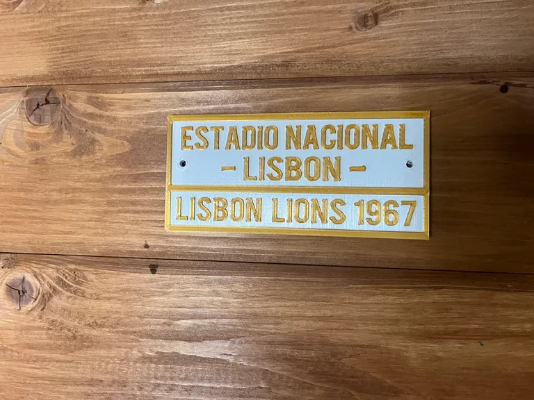 Estadio nacional Lisbon lions street sign