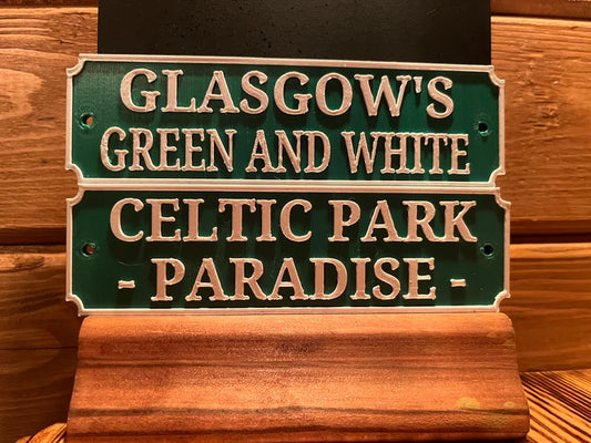 Celtic park / Glasgow’s green and white double