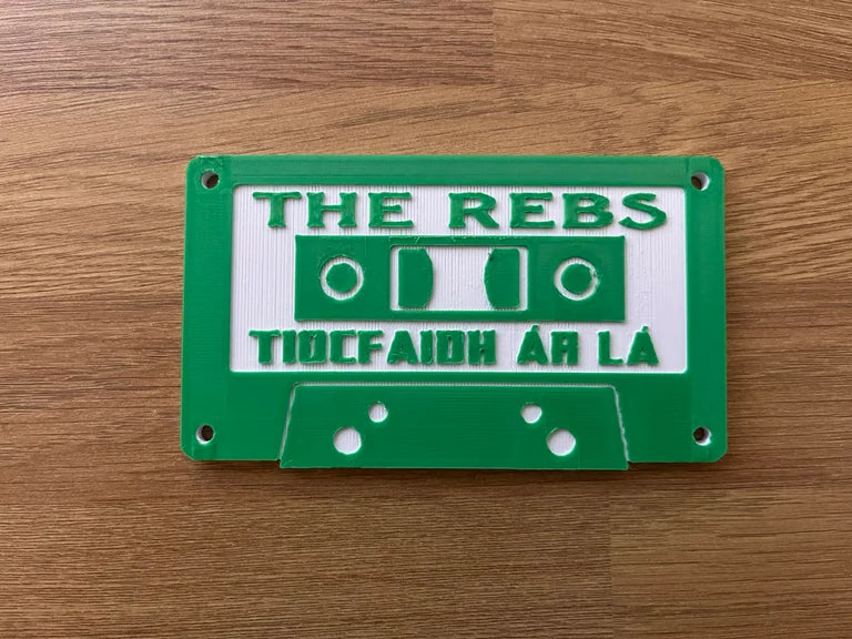 The Rebs tape plaque