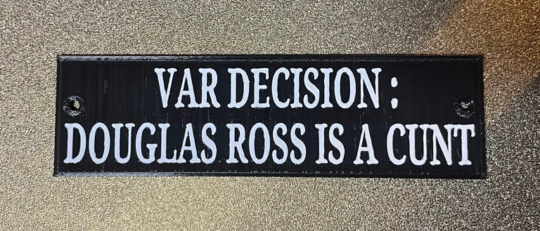 Var decision - Douglas Ross is a cunt