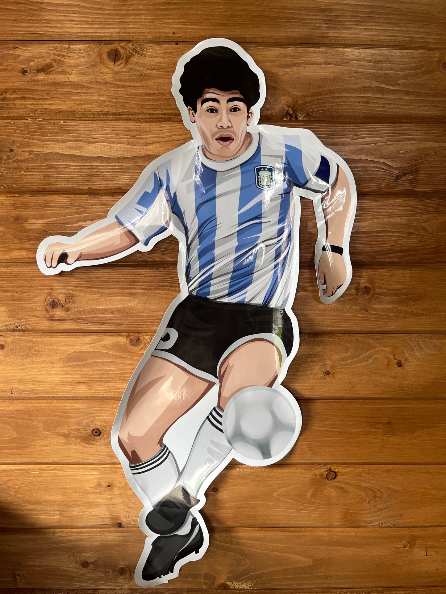 Diego Maradona big A1 sticker